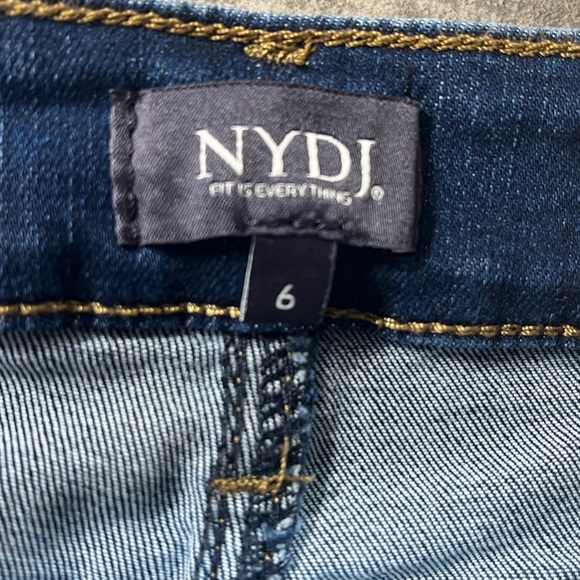 NYDJ Marilyn Straight Blue Jeans - Picture 7 of 8